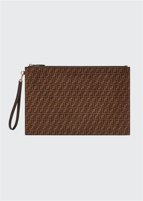 fendi large flat clutch|fendi clutch handbags.